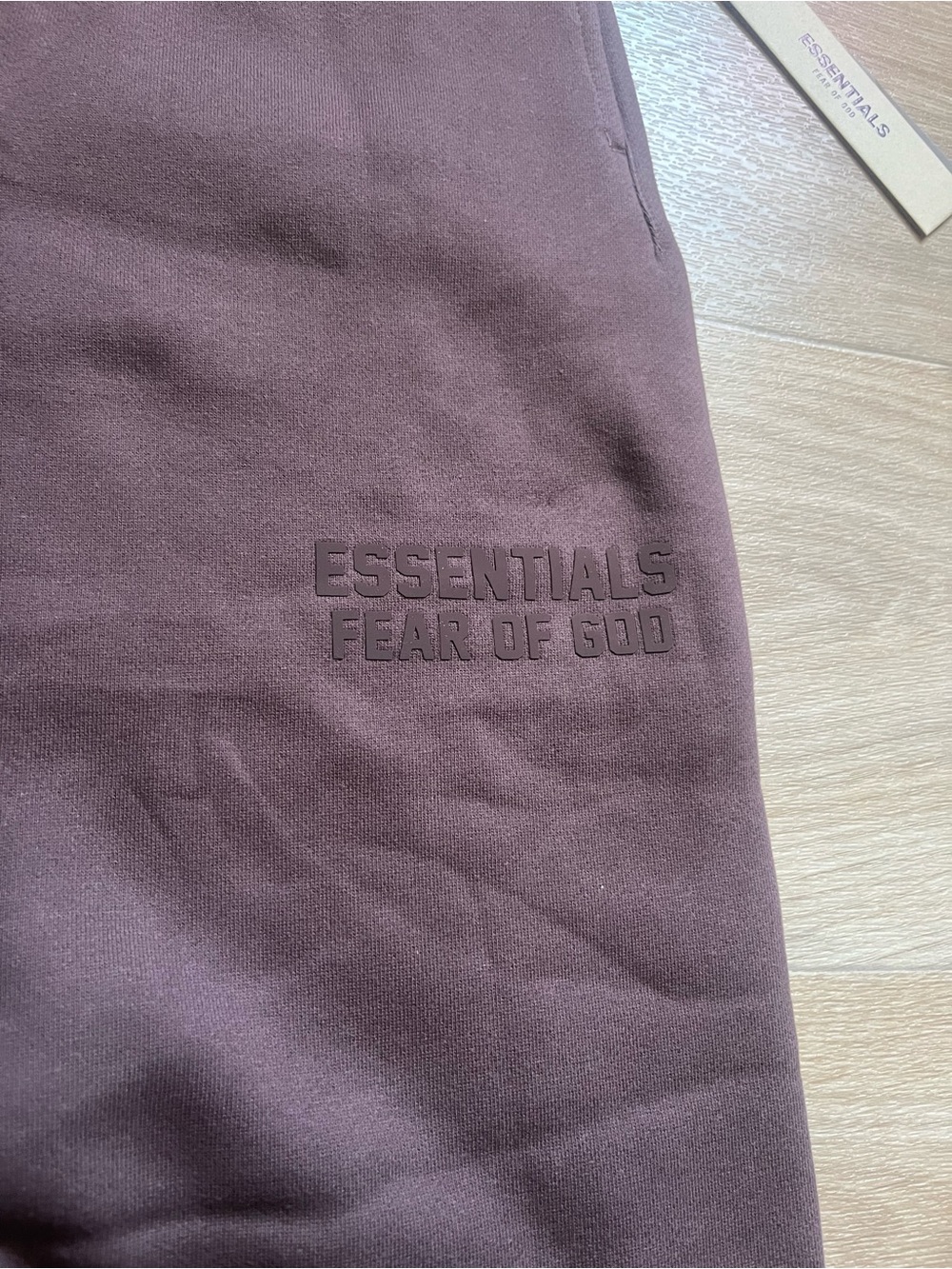 NEW Essentials Fear Of God Plum Relaxed Sweatpants - Sizes XS,S,M,L,XL - Picture 3 of 7